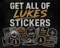 Get all of Luke's Latest Designs In Stickers