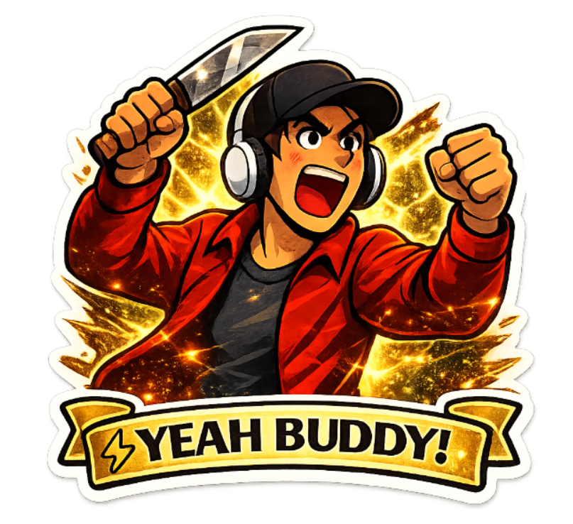 Yeah Buddy LG Sticker